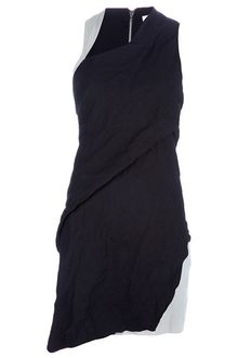 Helmut Lang Draped Dress - Lyst