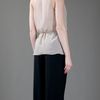 Helmut Lang Layered Shroud Sleeveless Top in Beige (nude) - Lyst