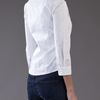 Jil Sander Cropped Oxford Shirt in White - Lyst