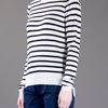 Joseph Striped Jumper in Black (cream) - Lyst