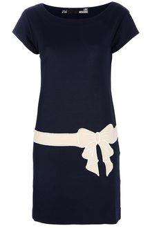 Love Moschino Bow Detail Dress - Lyst
