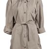 Maison Martin Margiela Button Up Tie Jacket in Brown (khaki) - Lyst