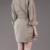 Maison Martin Margiela Button Up Tie Jacket in Brown (khaki) - Lyst