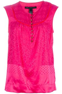 Marc By Marc Jacobs Sleeveless Silk Top - Lyst