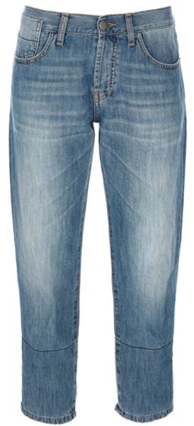 Marni Cropped Jean in Blue - Lyst