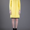 Marni Round Neck Coat in Yellow - Lyst