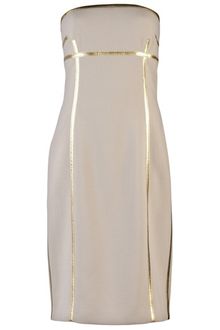 Michael Kors Strapless Dress - Lyst