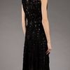 Oscar De La Renta Sequin Embellished Lace Dress in Black - Lyst