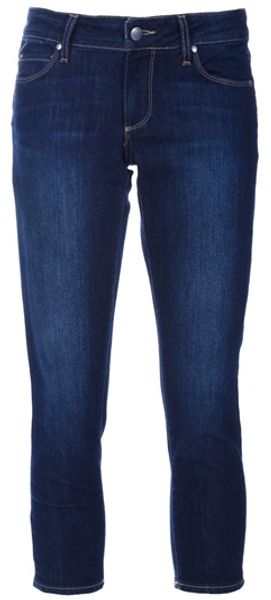 Paige Roxbury Super Rebellious Cropped Jean - Lyst