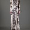 P.a.r.o.s.h. Python Print Shirt in Brown - Lyst