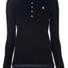 Ralph Lauren Blue Label Longsleeved Polo in Black - Lyst