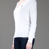 Ralph Lauren Blue Label Classic Sweater in White - Lyst