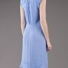Raquel Allegra Gauze Shirt Dress in Blue - Lyst