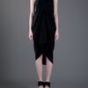 Rick Owens Silk Crepe Dress in Black - Lyst