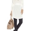 Rick Owens Belted Jersey Dress in White - Lyst