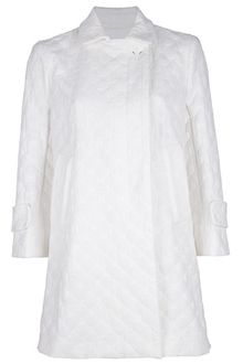 See By Chloé Textured Polkadot Coat - Lyst