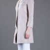 Space Leather Coat in Beige (natural) - Lyst