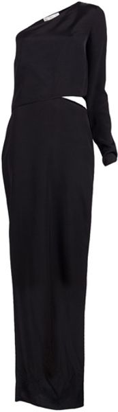  One Shoulder Sari Gown 