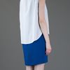 Stella Mccartney Diane Two Tone Dress in Blue - Lyst