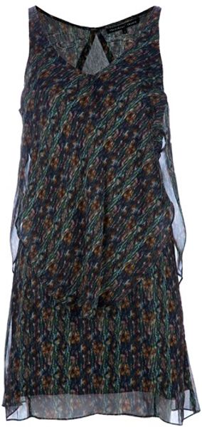 Theyskens' Theory Sleeveless Dress in Blue (green) - Lyst