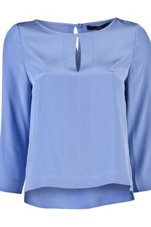 Tibi Silk Top - Lyst