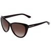 Tom Ford Round Frame Sunglasses in Brown - Lyst