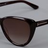 Tom Ford Round Frame Sunglasses in Brown - Lyst