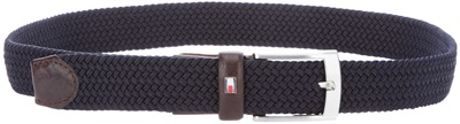 Tommy Hilfiger Blue Woven Belt in Blue for Men - Lyst