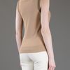 Tory Burch Vest Top in Beige - Lyst