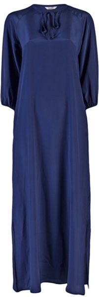 Tucker Floor Length Dress in Blue - Lyst