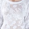 Vanessa Bruno Athé Open Knit Jumper in White - Lyst