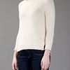 Vince Raglan Sleeve Crew Neck Sweater in Beige (nude) - Lyst