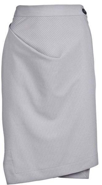 Vivienne Westwood Anglomania Pinstripe Skirt - Lyst