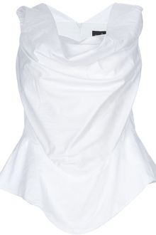 Vivienne Westwood Anglomania Corset Style Blouse - Lyst