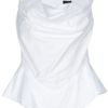 Vivienne Westwood Anglomania Corset Style Blouse in White - Lyst