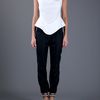 Vivienne Westwood Anglomania Corset Style Blouse in White - Lyst
