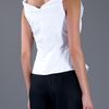 Vivienne Westwood Anglomania Corset Style Blouse in White - Lyst