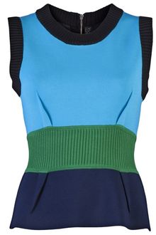 Yigal Azrouel Color Block Techno Top - Lyst