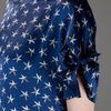 Yves Saint Laurent Printed Dress in Blue - Lyst
