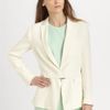 3.1 Phillip Lim Convertible Silk Blazer in White (antique) - Lyst