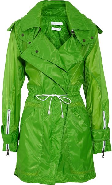 Altuzarra Walnut Hooded Sheer Parka in Green (walnut) - Lyst
