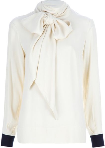 By Malene Birger Sofiana Top in Beige (nude) - Lyst