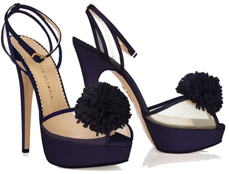Charlotte Olympia Pomeline in Blue (navy) - Lyst