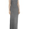 Elizabeth And James Molly Openback Jersey Maxi Dress in Gray (anthracite) - Lyst