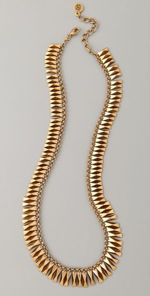  Bar Necklace Yellow Gold 