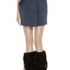 Isabel Marant Cybil Belted Cottonblend Mini Skirt in Blue - Lyst