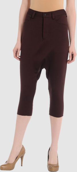 Kolor 34length Trousers in Brown (khaki) - Lyst