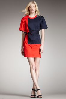 Marc By Marc Jacobs Bauhaus Colorblock Twill Dress - Lyst