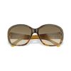 Prada Signature Temple Plastic Sunglasses in Brown - Lyst