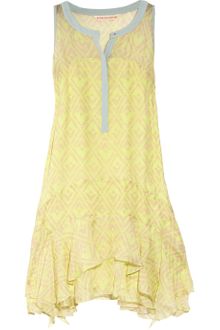 Rebecca Taylor Printed Silkchiffon Dress - Lyst